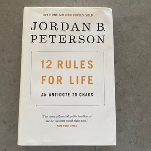 12 rules for life book- Jordan B. Peterson. Hardcover